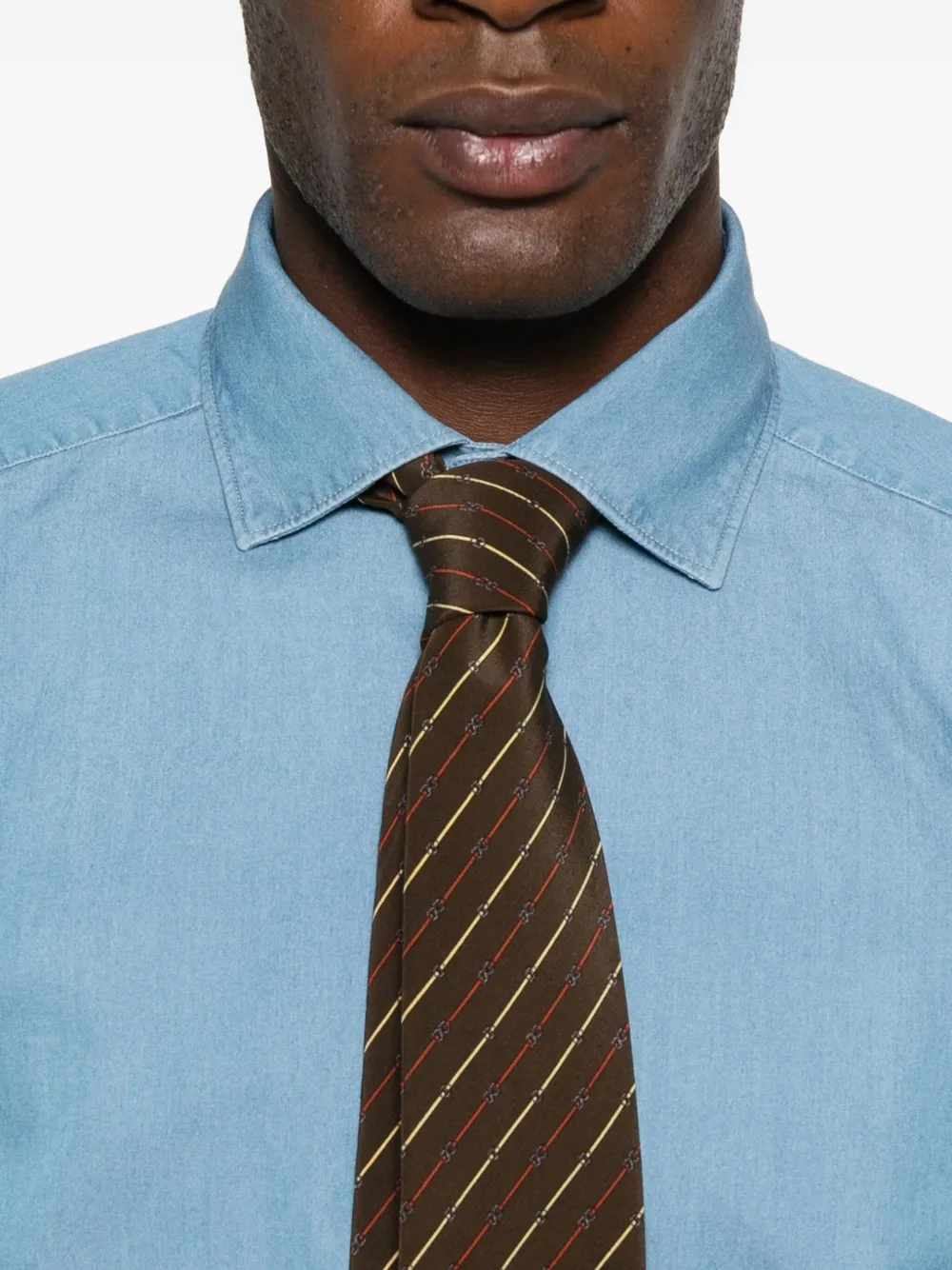 Zegna Katoenen overhemd Blauw