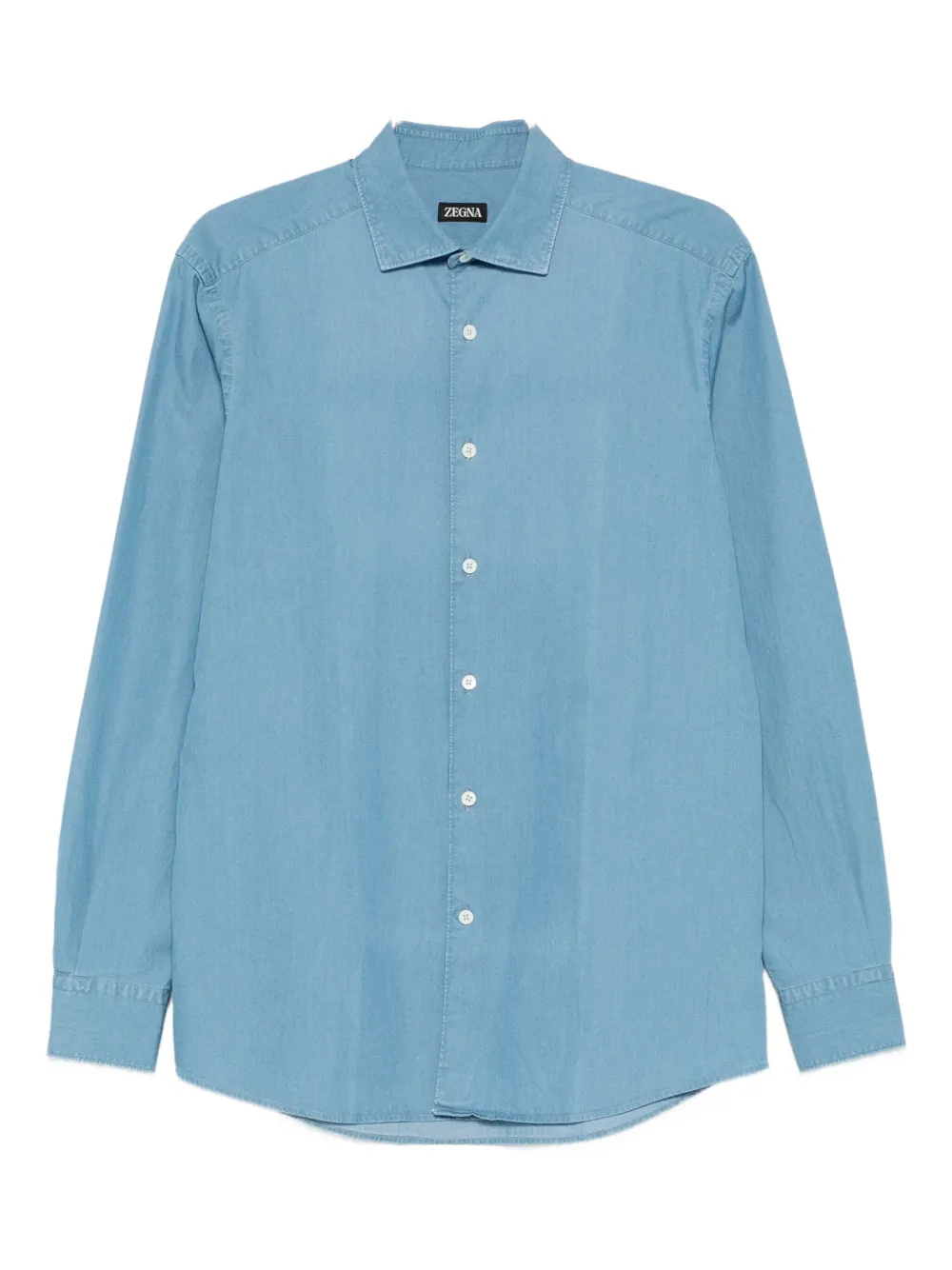 Zegna camisa de algodón | azul | Image 1