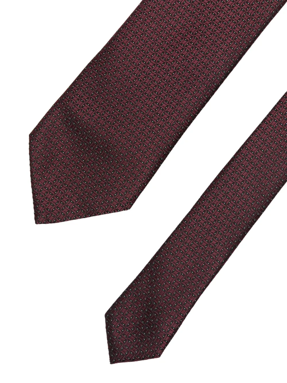 Zegna Zijden stropdas Rood