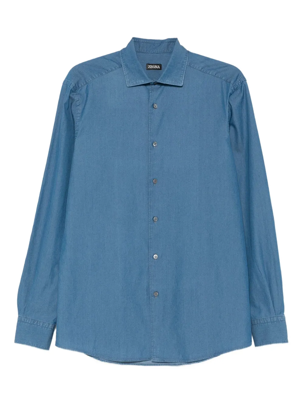Zegna chemise en coton | bleu | Image 1