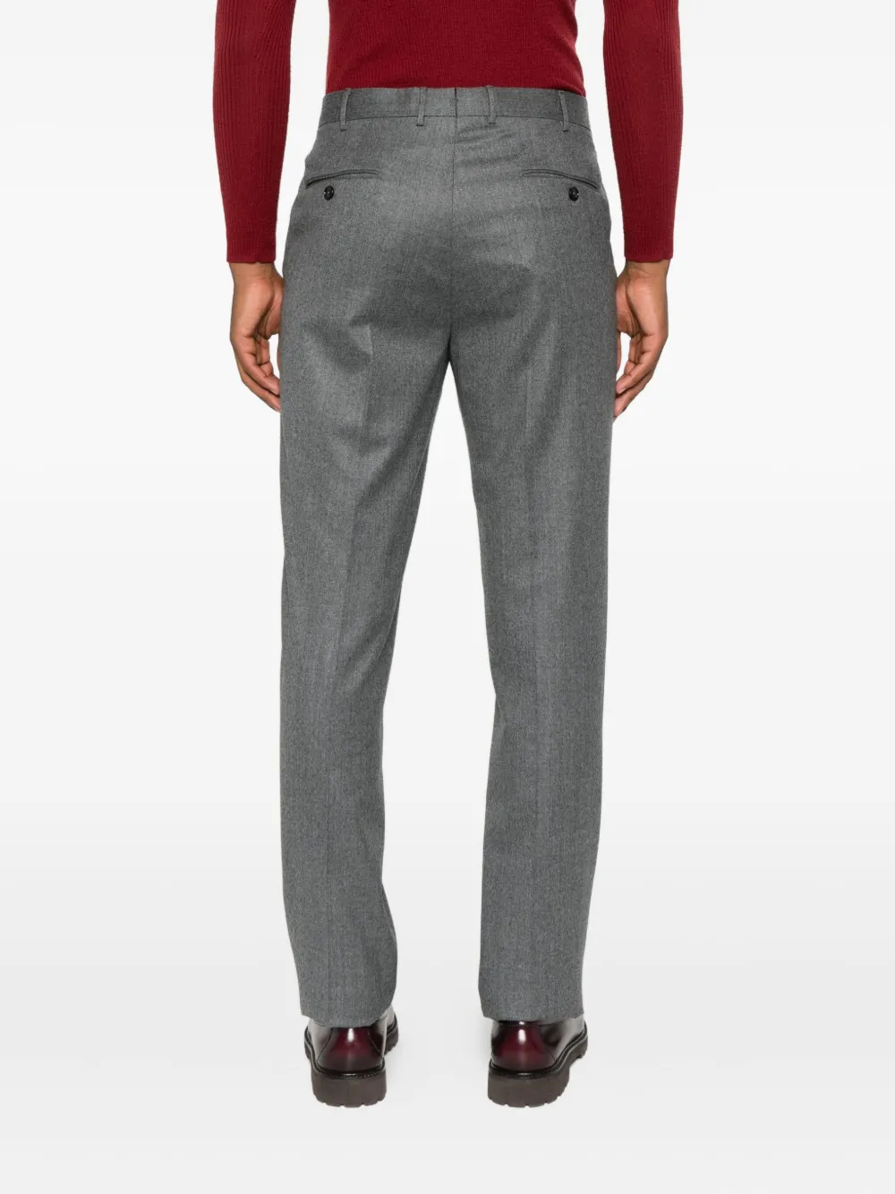 Zegna Wollen broek Grijs