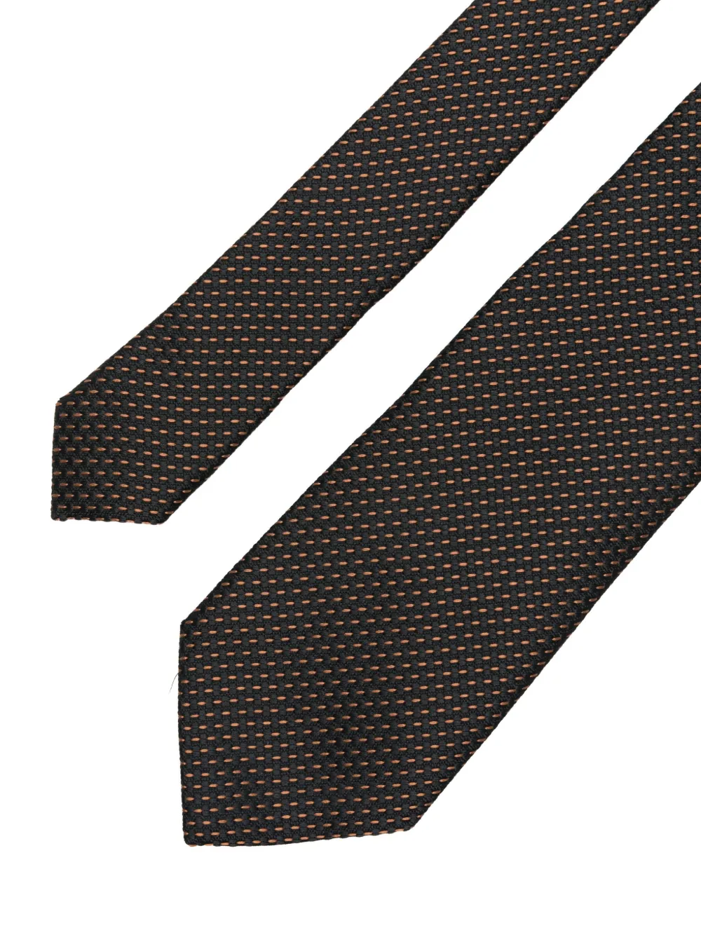 Zegna Zijden stropdas Zwart