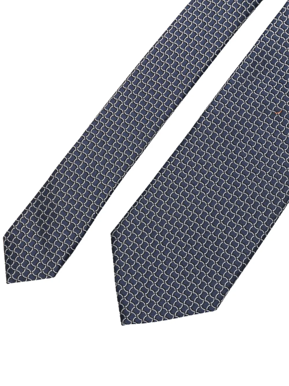 Zegna Zijden stropdas Blauw