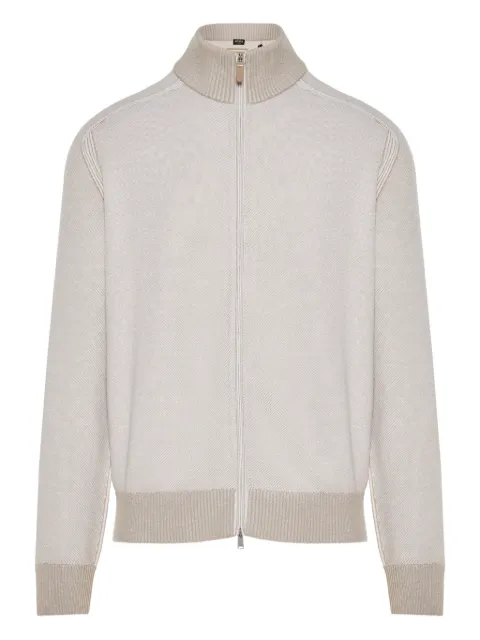 Zegna zip-up cardigan