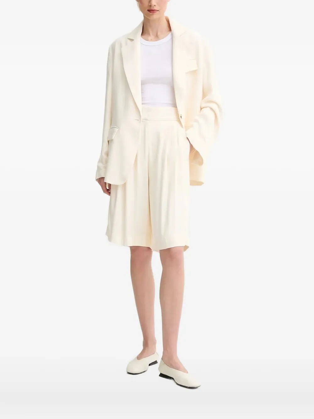 Day Birger Et Mikkelsen single-button twill top | White | Image 1