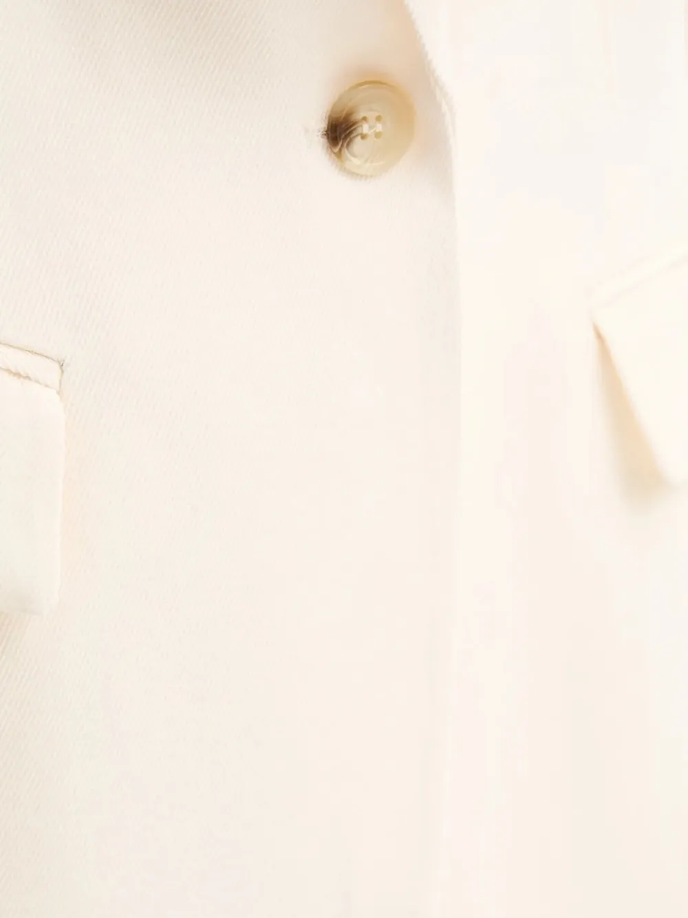 Day Birger Et Mikkelsen Twill top met enkele knoop Wit