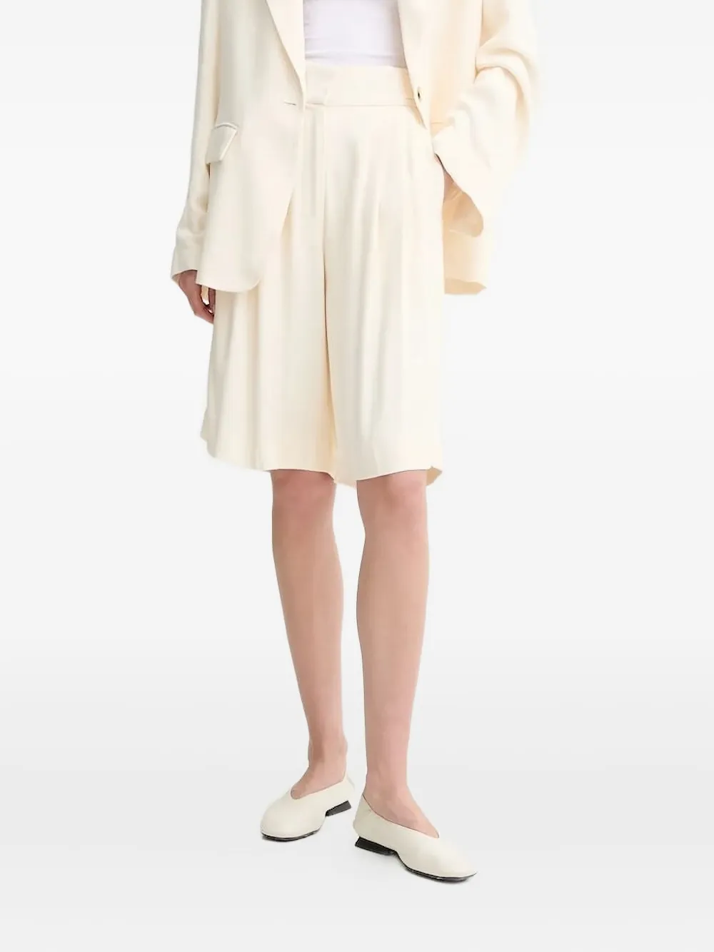 Day Birger Et Mikkelsen pleated-front tailored shorts | Yellow | Image 1