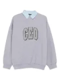 Balenciaga CEO Team ribbed sweatshirt - Grey