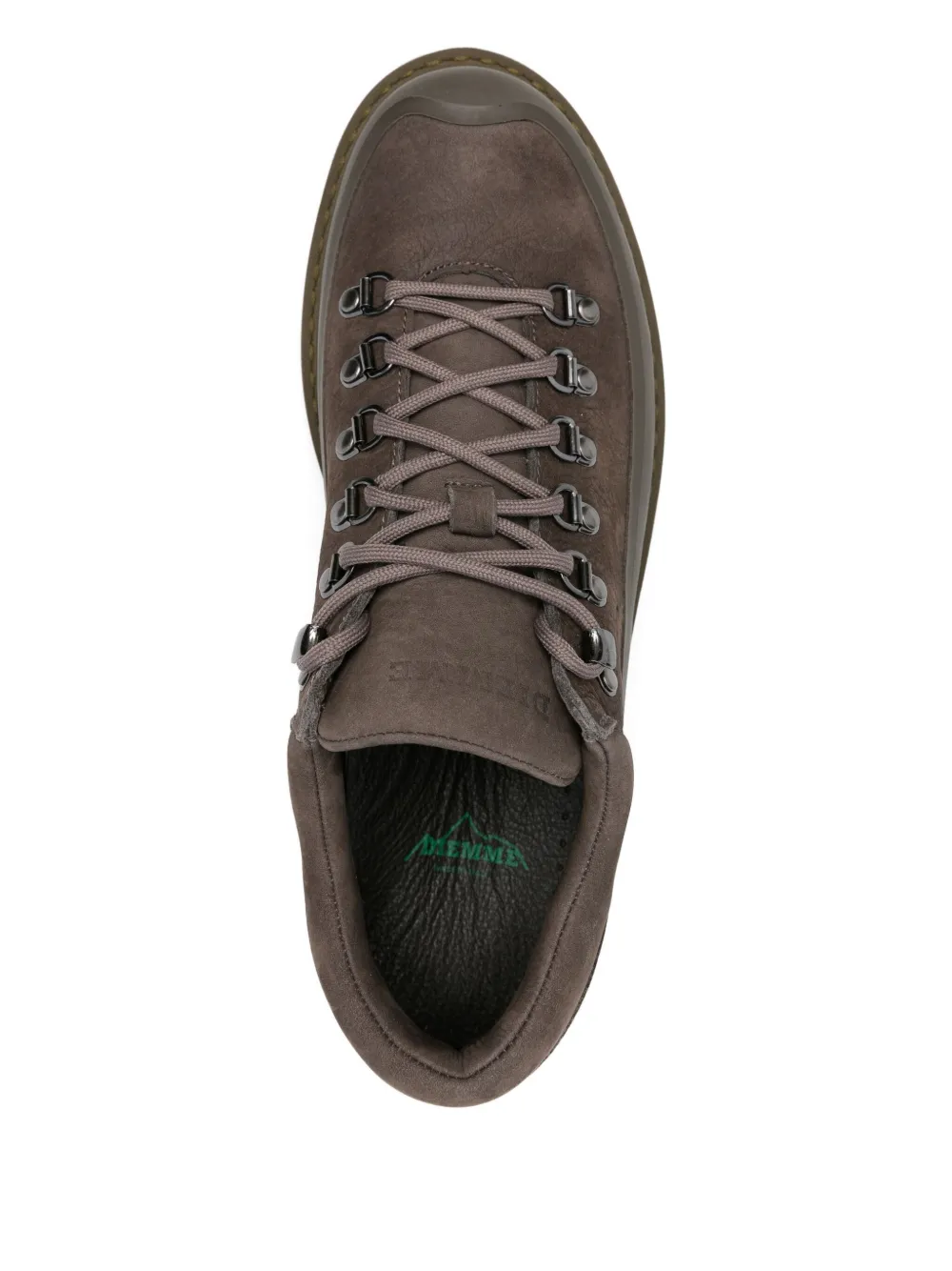 Diemme lace-up calf leather hiking boots Grey