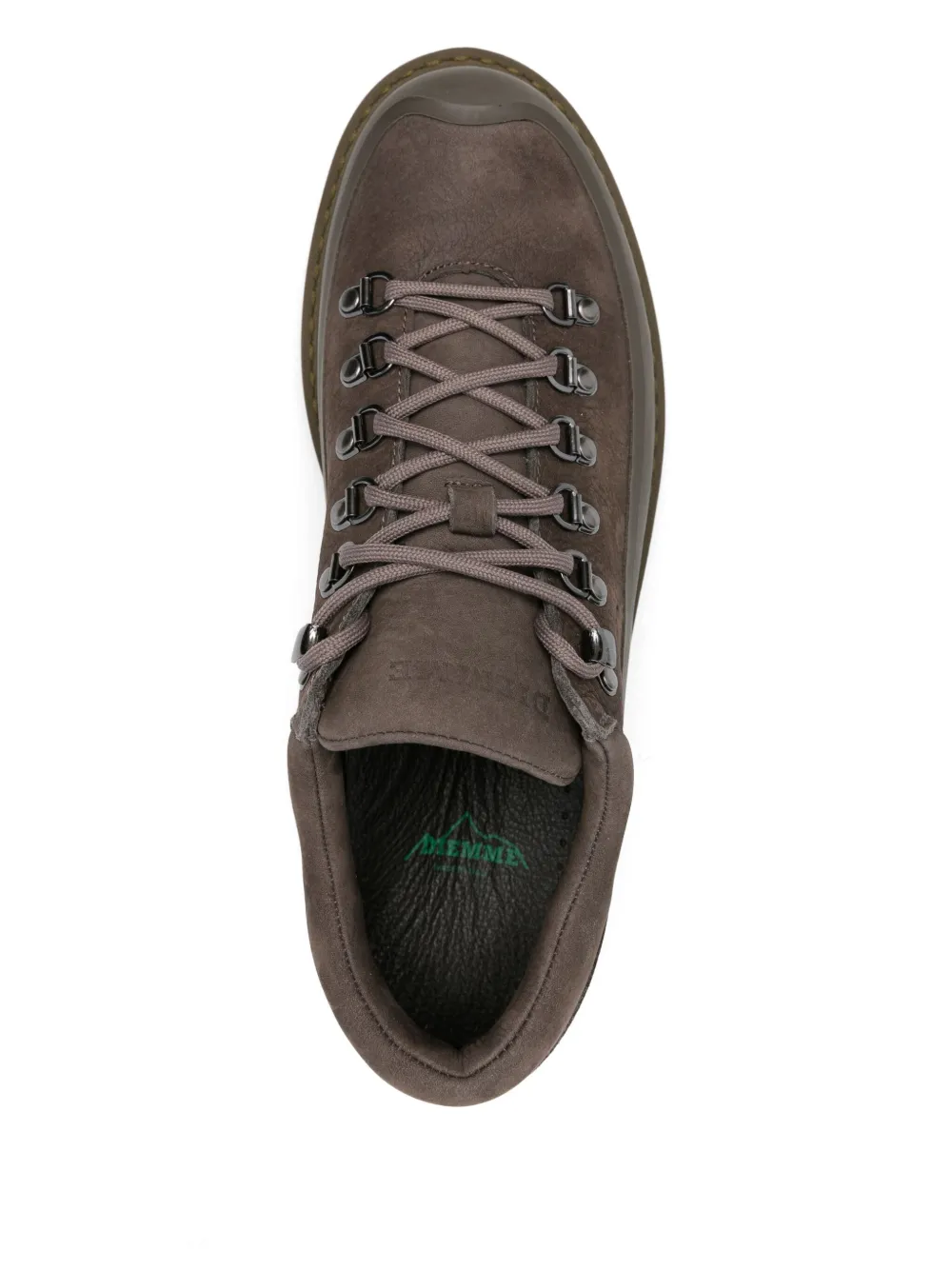 Diemme lace-up calf leather hiking boots Grey