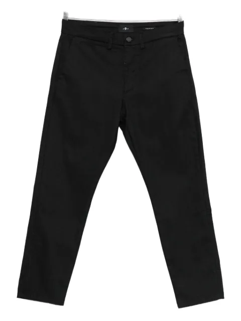 7 For All Mankind cotton-blend trousers