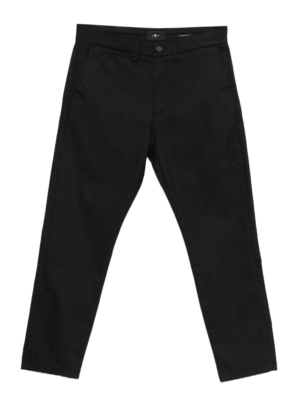 cotton-blend trousers