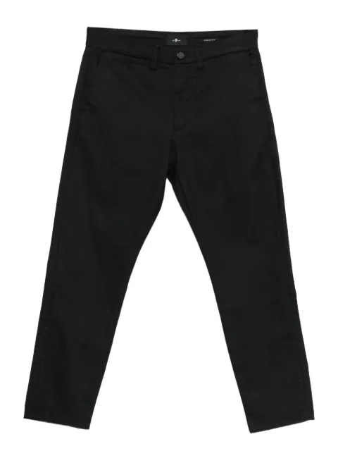 7 For All Mankind cotton-blend trousers