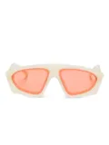Henrik Vibskov geometric-frame sunglasses - Neutrals