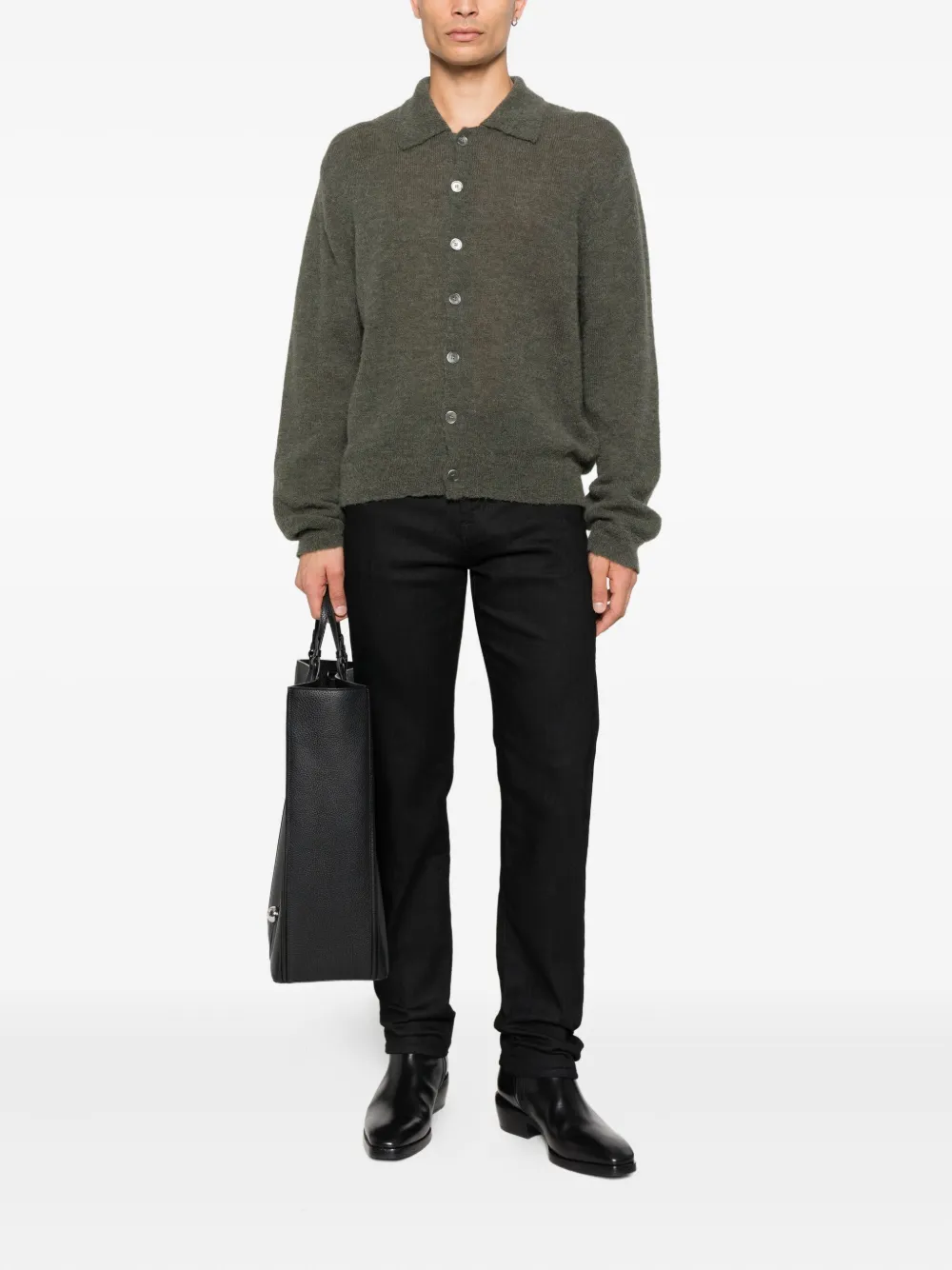 7 For All Mankind cotton-blend jeans - Zwart