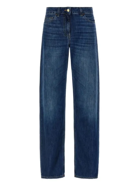 Elisabetta Franchi logo-plaque jeans
