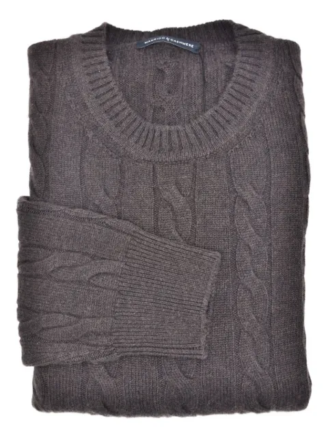 MANRICO CASHMERE cable-knit sweater