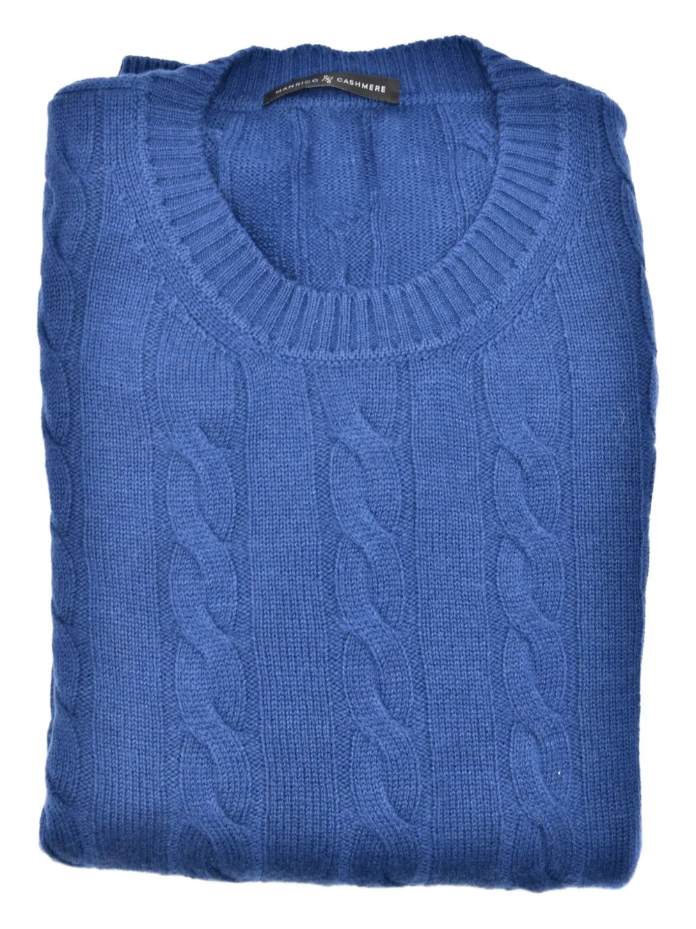 cable-knit sweater