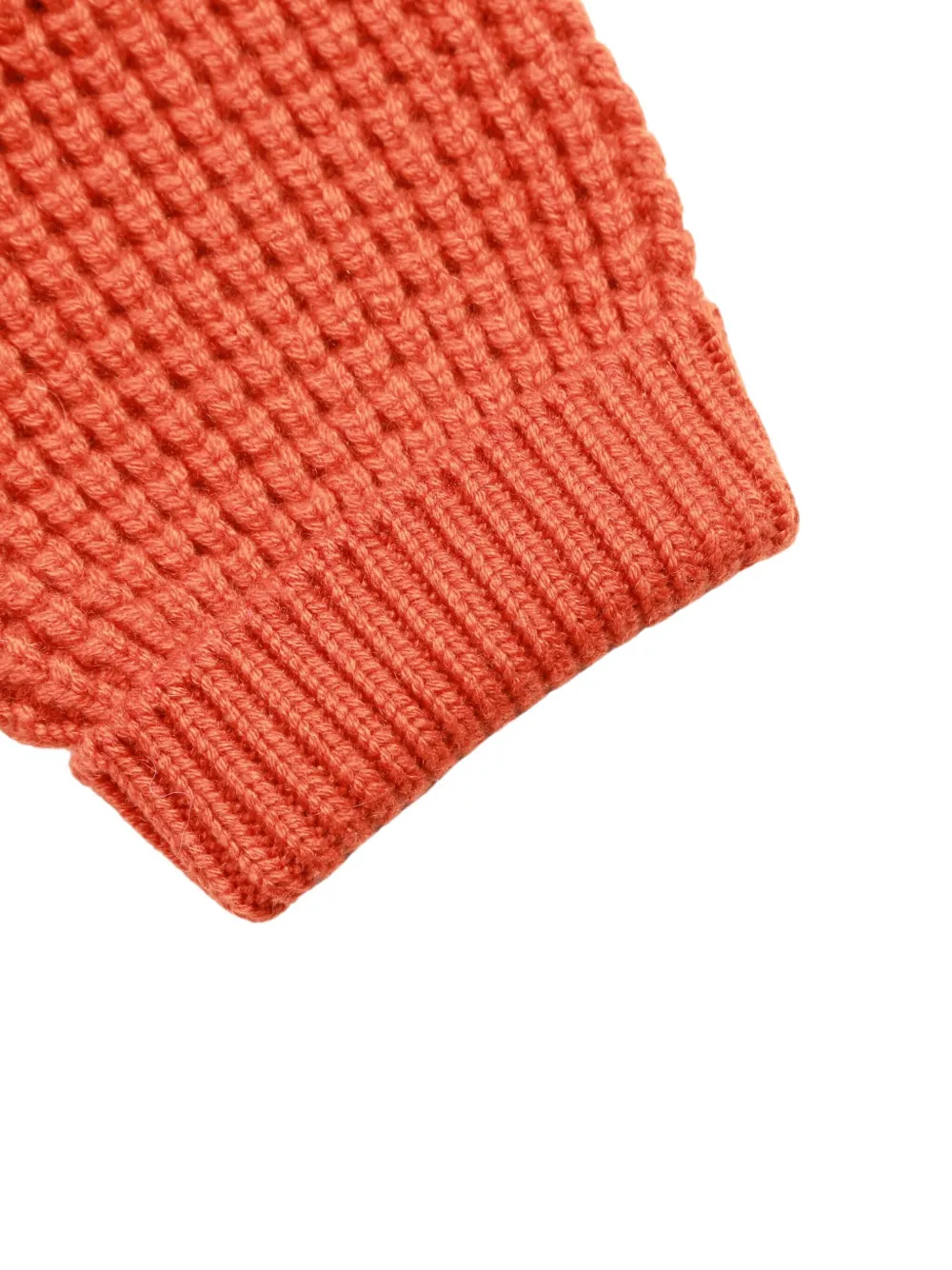 MANRICO CASHMERE waffle-knit quarter-button sweater | Knitted Sweaters | Image 2