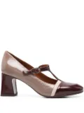 Chie Mihara 65mm Felinor T-bar block-heel pumps - Red