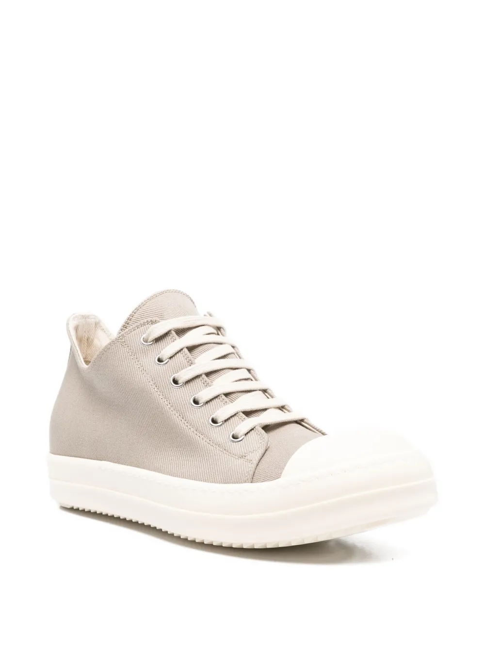 Rick Owens DRKSHDW lace-up low-top sneakers Green