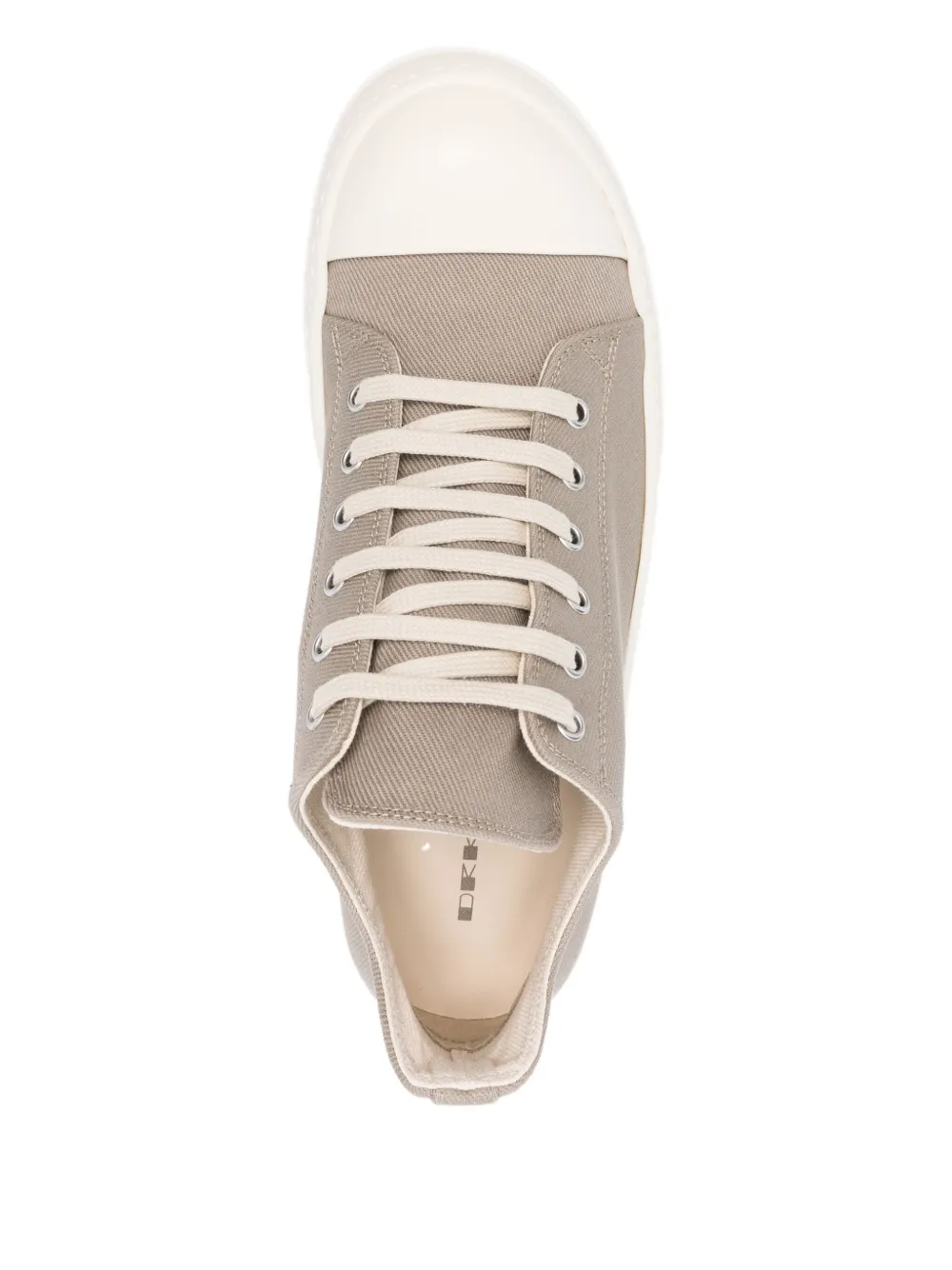 Rick Owens DRKSHDW lace-up low-top sneakers Green