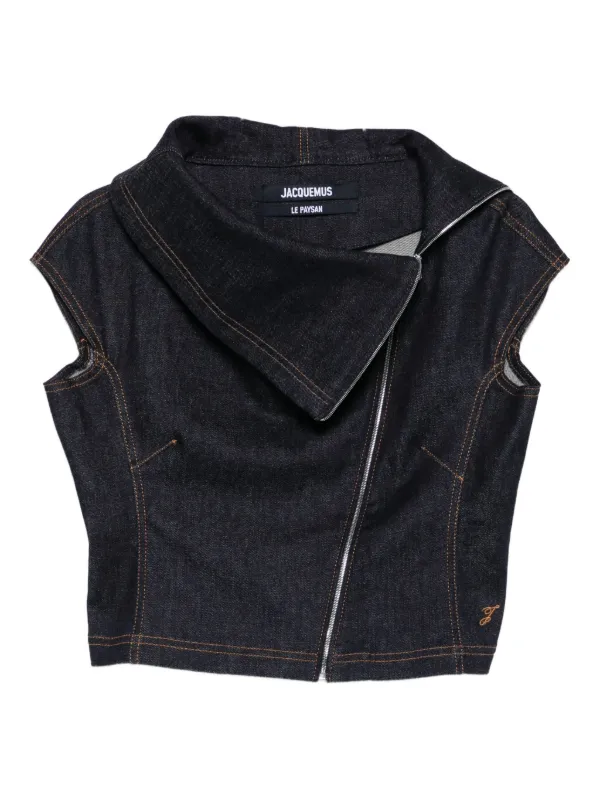 JACQUEMUS トップス Jacquemus Draped Top | Black | FARFETCH