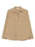Vince pinstripe cotton tunic - Brown
