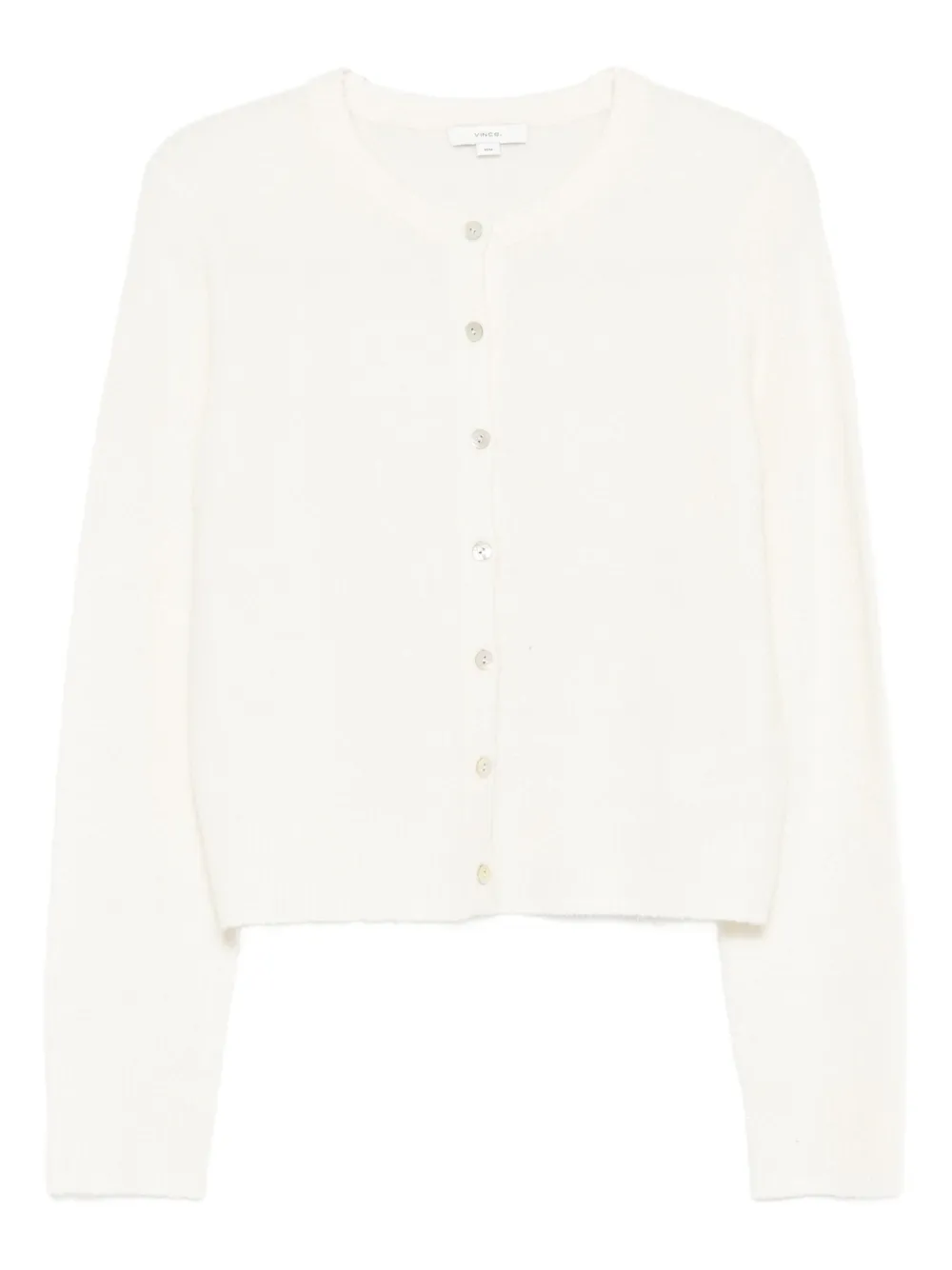 Vince Vest met ronde hals Beige
