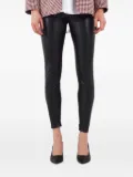 Michael Michael Kors leather-effect leggings - Black