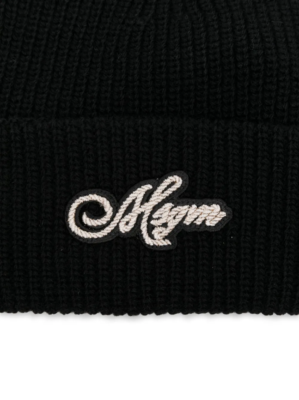 MSGM Kids Muts met logopatch Zwart