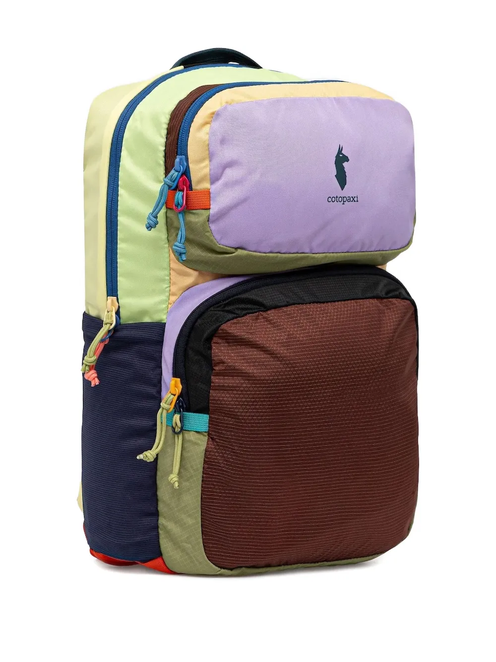 COTOPAXI Tasra rugzak met patchwork Bruin