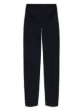 Moncler logo-patch trousers - Blue