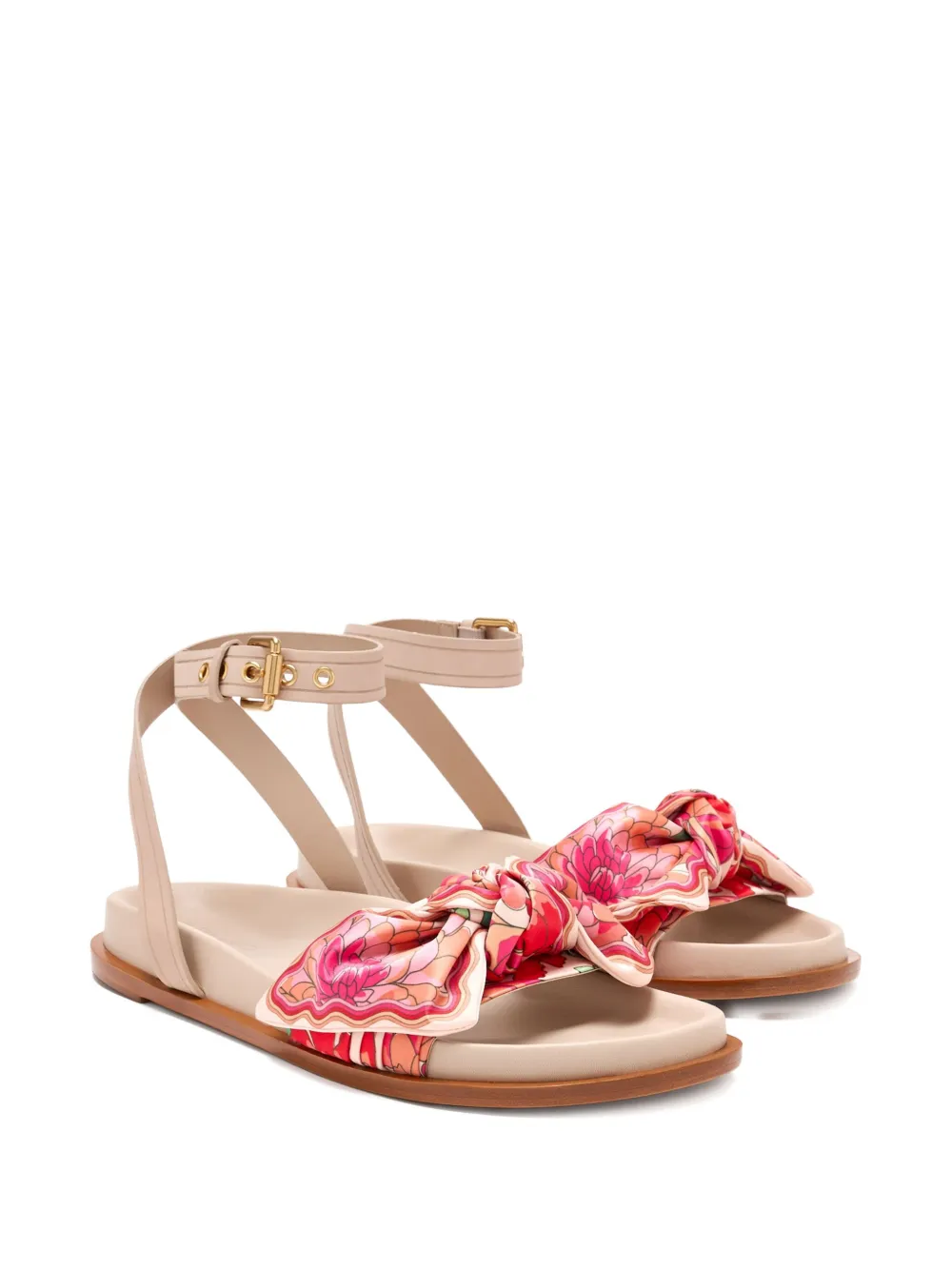 FARM Rio ankle-strap bow flat sandals | Flat Sandals | Image 2
