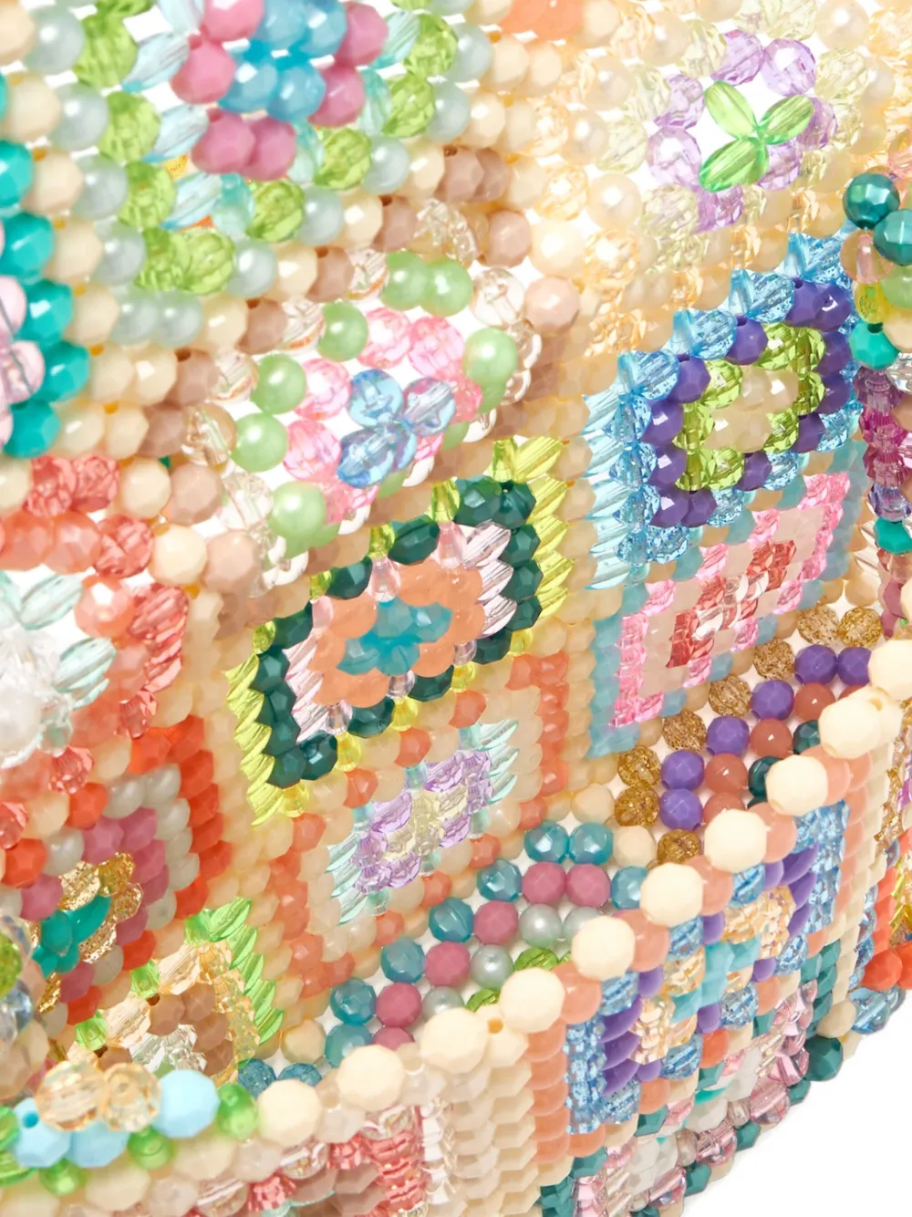 Bad At Math The Renato Beaded Crossbody Bag In Multi