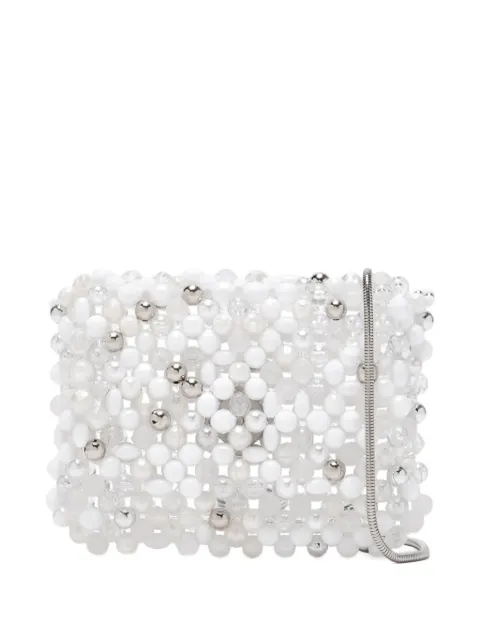 Bad at math beaded shoulder bag