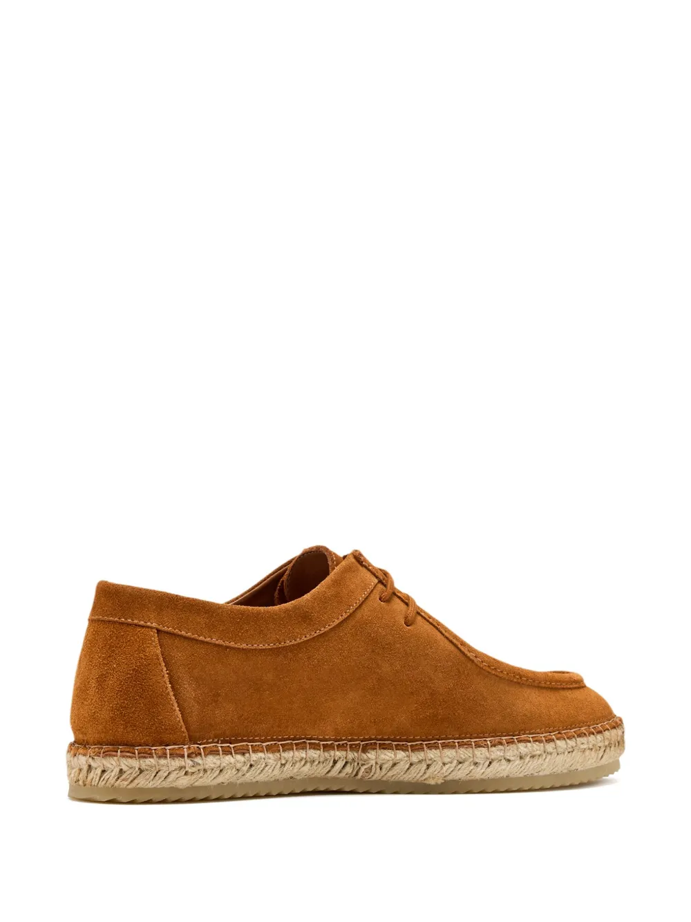 Frescobol Carioca suede leather espadrille loafers Brown