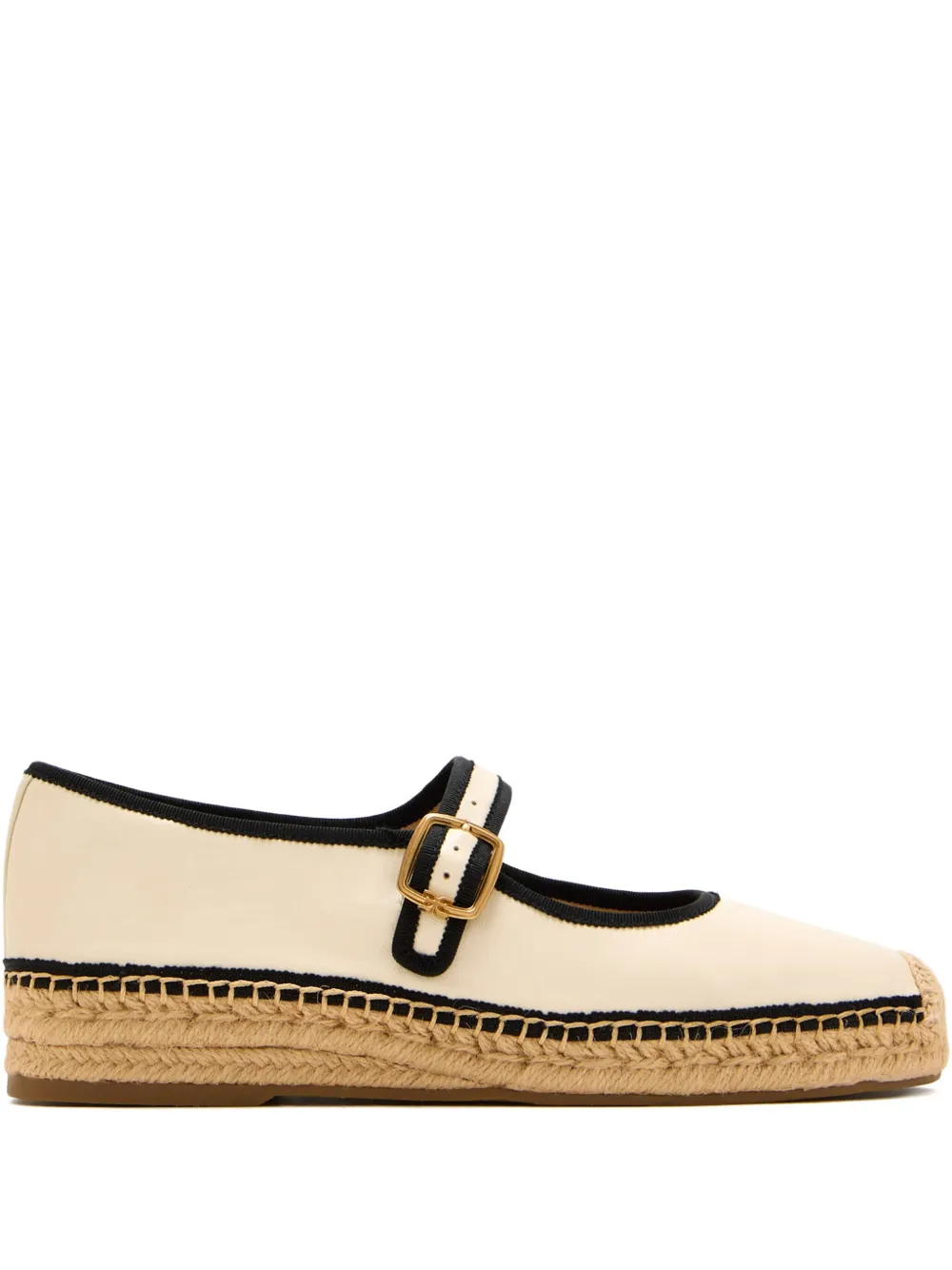 Sam Edelman 35mm Mackie Buckle-strap Platform Espadrilles In Neutral