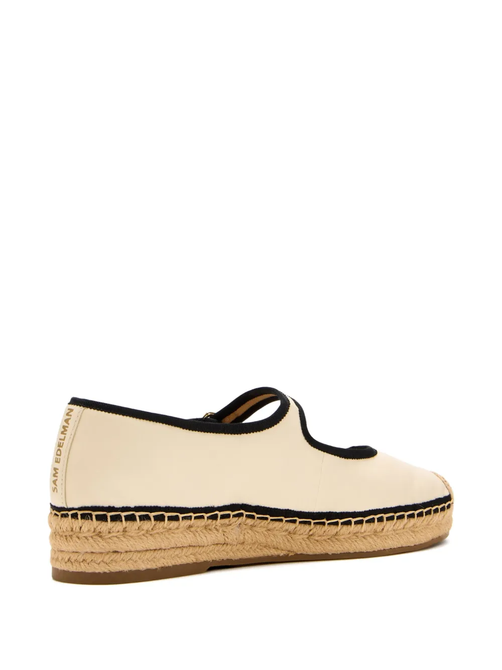 Sam Edelman 35mm Mackie Buckle-strap Platform Espadrilles In Neutral