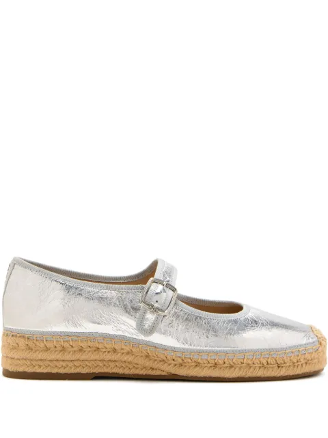 Sam Edelman 35mm Mackie metallic platform espadrilles