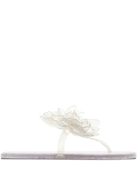 FARM Rio flower-embellished thong flip-flops