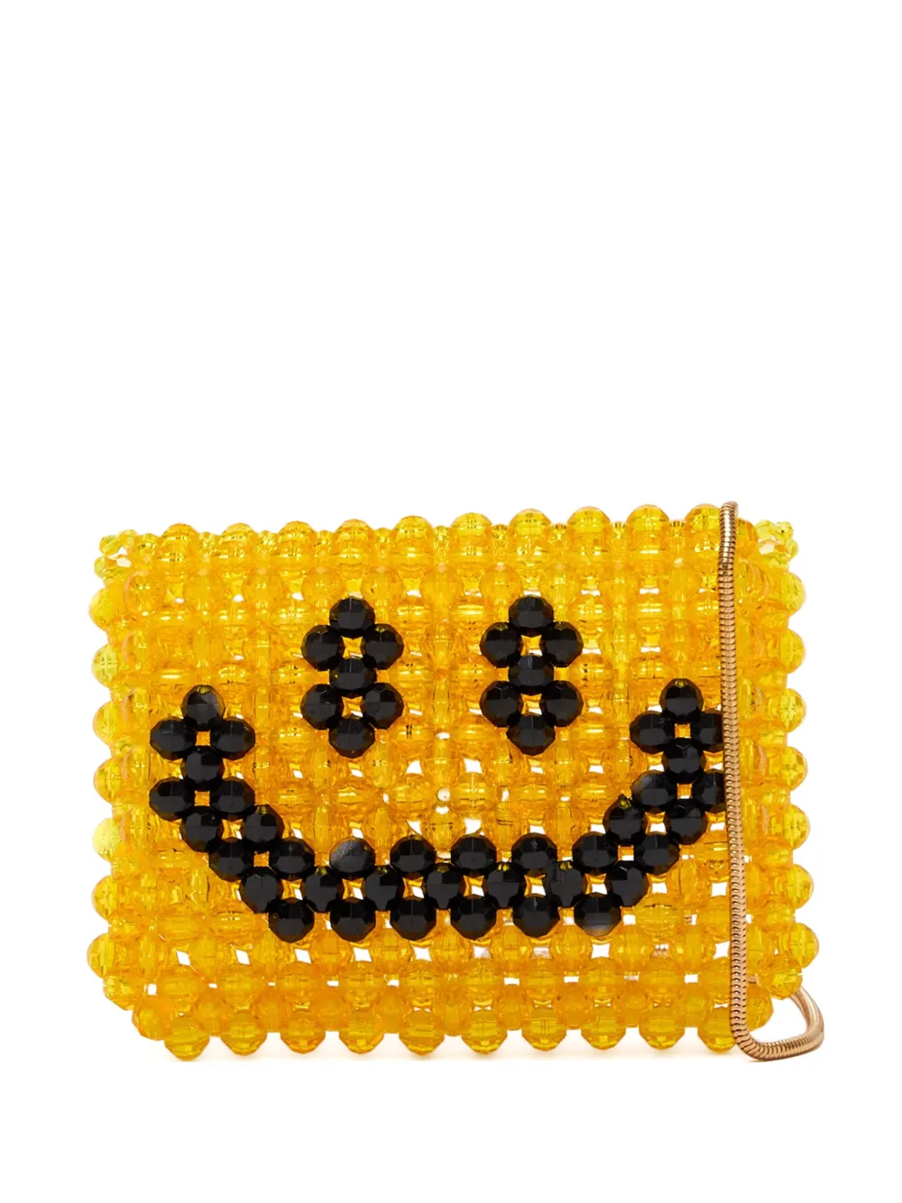 Bad at math Wally smile shoulder bag - Giallo