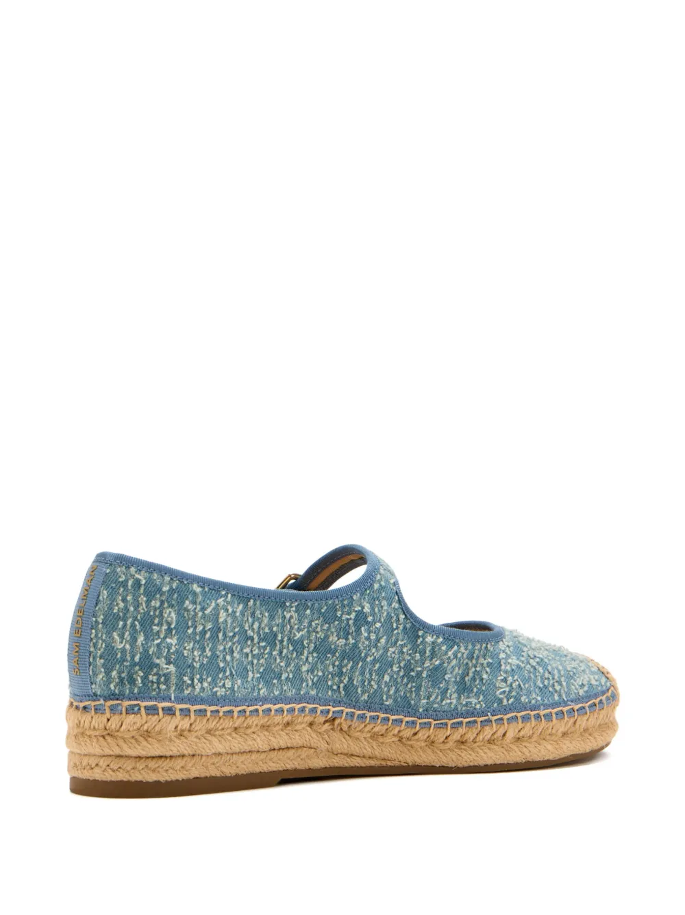 Sam Edelman 35mm Mackie buckle-strap platform espadrilles Blue