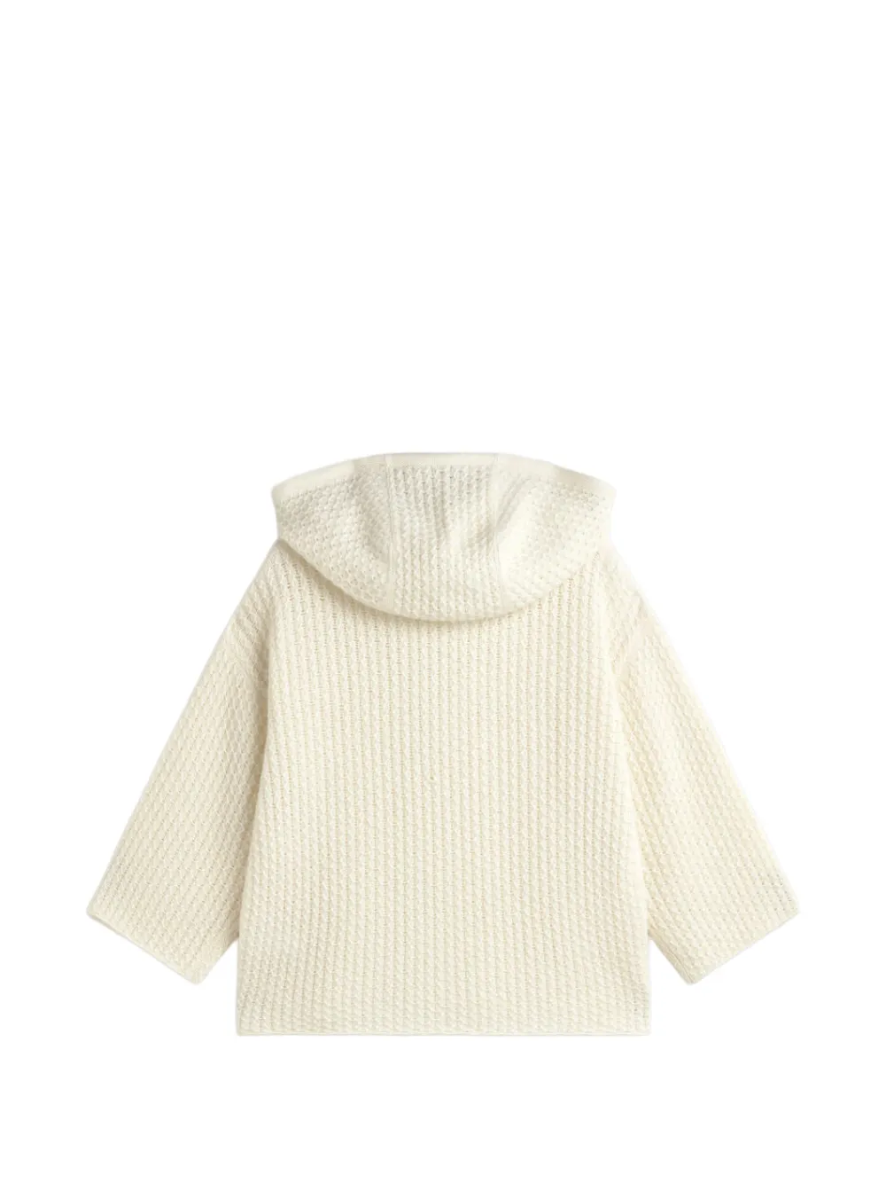 Fabiana Filippi Gebreide hoodie - Beige