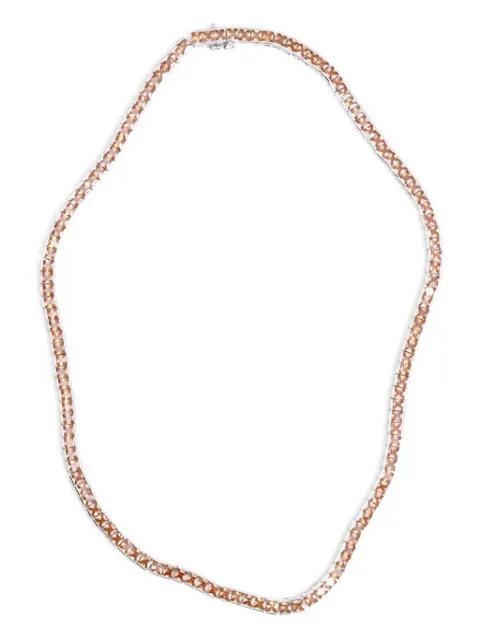Izabel Display square tennis necklace