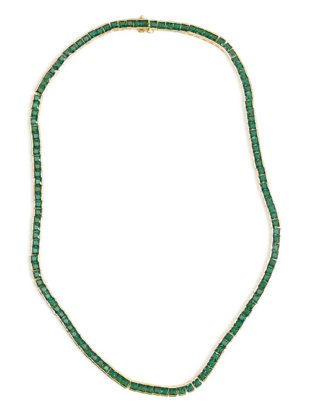 Izabel Display Tennis embellished necklace | Green | Image 1
