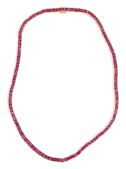 Izabel Display square tennis necklace