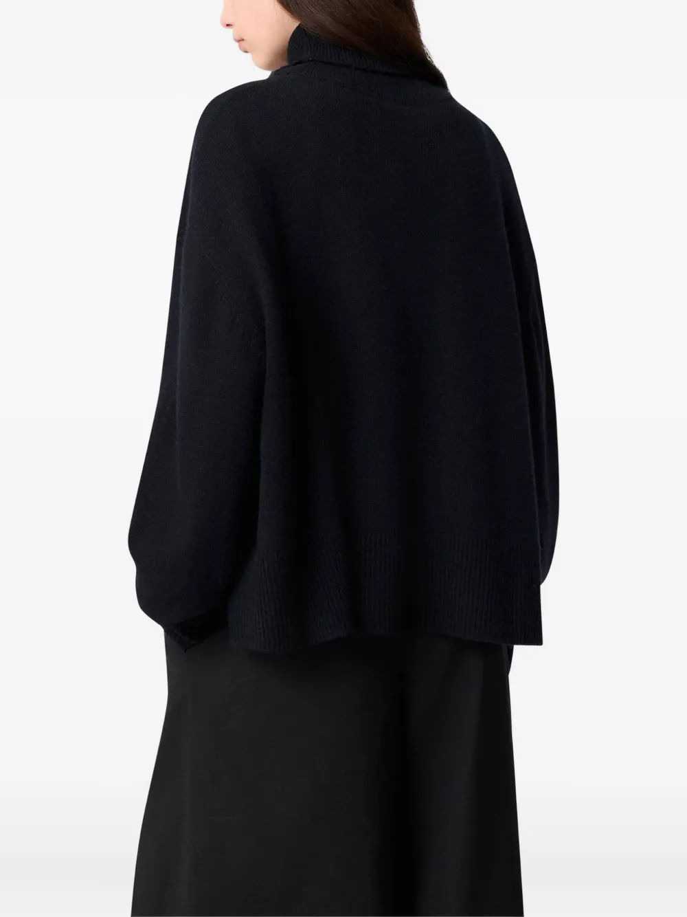 Axel Arigato embroidered turtleneck sweater Blauw