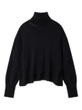 Axel Arigato embroidered turtleneck sweater - Blue