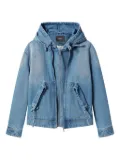 Axel Arigato hooded denim jacket - Blue